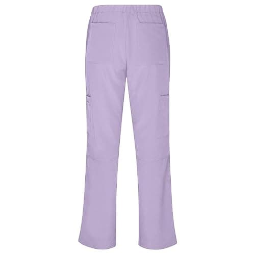 Natural Uniforms Women's Cool Stretch V-Neck Top and Cargo Pant Scrub Set with Regular and Petite Sizes thumbnail 5