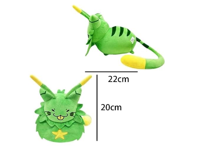 HQRYSH Gnarpy Plush, Regretavator Gnarpy Alien Cat Plush Toys Give Fans and Friends Beautifully Plushie Doll Gifts (Green) thumbnail 2