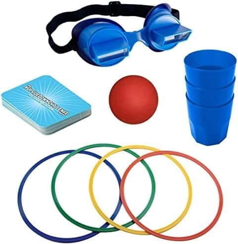 Vango The UpsideDownChallenge Game Backyard Edition for Kids & Family - Complete Fun Outdoor Challenges with Upside Down Goggles - for Game Night and Lawn Parties - Ages 8+ thumbnail 3