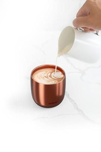 Ember Temperature Control Smart Cup, 6 oz, App-Controlled Heated Coffee Cup, Espresso Mug with 90 Min Battery Life, Copper thumbnail 4