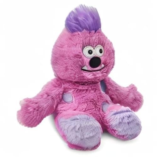 Warmies Microwavable & Weighted Stuffed Animals, Pink Monster - Heated Stuffed Animal Plushie for Warmth & Comfort - Cute Soft Plush Toys for Adults & Children (Boys, Girls, Babies & Toddlers) thumbnail 7