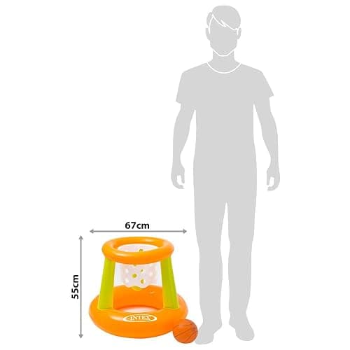 Intex Wasserspiel Floating Hoops, Mehrfarbig, Ø 67 x 55 cm - 1 Pack - Floating Hoops - Game thumbnail 4