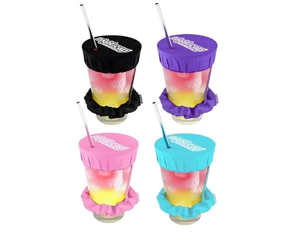 Nightcap The Original Drink Cover Scrunchie – As Seen On Shark Tank And TikTok - Reusable - Wear On Wrist Or In Hair, Prevent Drink Spiking - Sanitary Pocket Keeps Cover Clean - Image 1