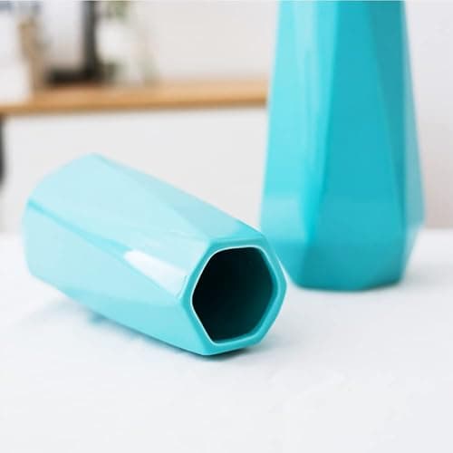 Ceramic Vase, 7.4 Inch for Pampas Calla Lily Tulip, Flower Vase Minimalism Style for Modern Table Shelf Home Decor, Fit for Housewarming, Weddings, Birthday, Christmas, Thanksgiving, New Year thumbnail 6