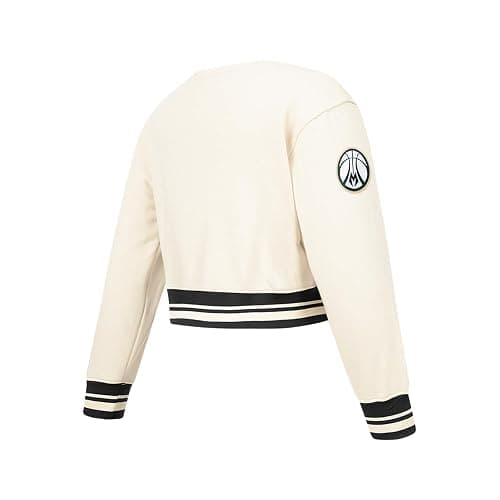 Pro Standard Big Girls NBA Retro Classics Fleece Crewneck Sweatshirt thumbnail 4