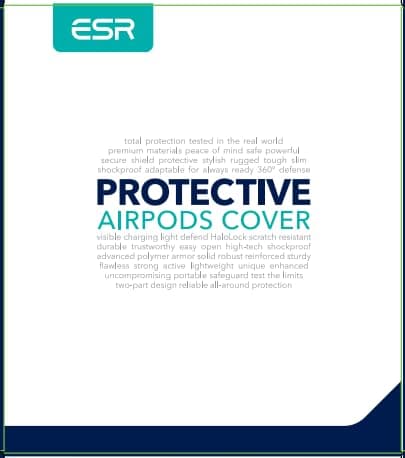 ESR for AirPods Pro Case (2023/2022/2019, 2nd/1st Gen), Compatible with Airpods Pro 2 (USB-C/Lightning Cable), MagSafe Ready, Magnetic Lid Lock, Full Drop Protection Cover with Lanyard, Yellow thumbnail 10