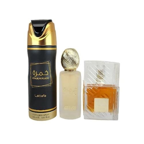Lattafa Perfumes Khamrah for Unisex Eau de Parfum Spray, 3.4 Ounce - 3.4 Fl Oz (Pack of 1) - Aromatic Spicy thumbnail 4