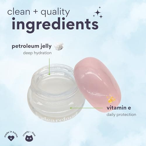 dearcloud Dewy Lip Jam – Hydrating Lip Balm & Gloss with Vitamin E, Korean Skincare (Crystal) thumbnail 2