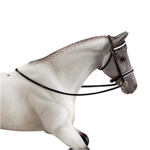 Breyer Black Leather Dressage Bridle - Image 1