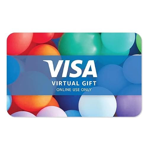 Visa Virtual $50 eGift Card (plus $4.95 Purchase Fee) - For Online Use Only - Image 1