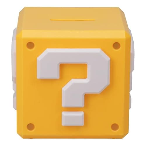 Super Mario Question Block Money Box - Officially Licensed Gift for Kids Bedroom Accessories & Decor | Paladone thumbnail 9