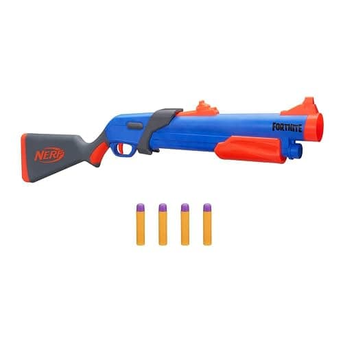 Nerf Fortnite Pump SG Blaster - Pump Action Mega Dart Blasting - Breech Load - 4 Official Mega Darts - for Youth, Teens, Adults thumbnail 2