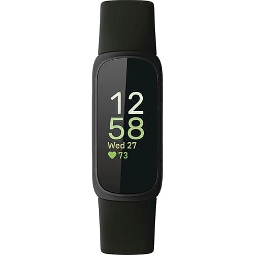 Fitbit Inspire 3 Health &-Fitness-Tracker with Stress Management, Workout Intensity, Sleep Tracking, 24/7 Heart Rate and more, Midnight Zen/Black One Size (S & L Bands Included) thumbnail 2