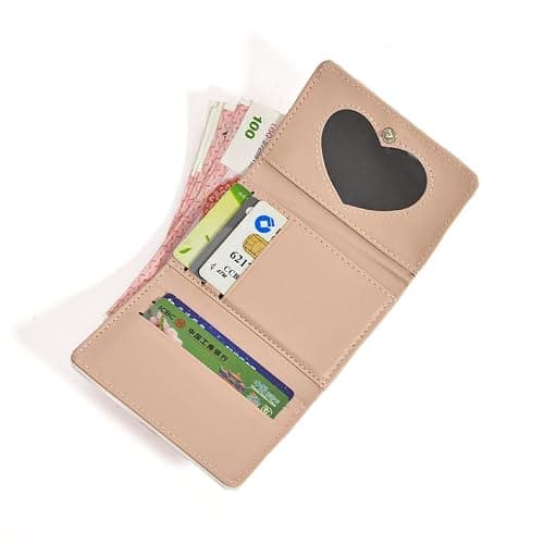 HOKMAH Cute Wallet Girls Short Purse Coquette Accessories Coquette Stuff Trifold Kawaii Wallet Women Small Preppy Aesthetic Card Holder Cutecore Harajuku (Bunny Bear) thumbnail 4