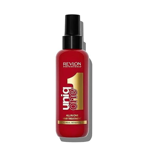 REVLON PROFESSIONAL UniqOne Hair Treatment | All-in-One Heat Moisturizing Leave-In with 10 Benefits, Repair for Damaged Hair, Frizz Control, for Women & All Hair Types - Image 1