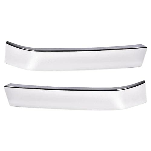 PIT66 Grille Trim Set, Compatible with 2003-2007 Chevy Silverado 1500 Classic HD 2500 3500 LH RH Driver & Passenger Side, 2 Pcs, (Chrome) - Image 1