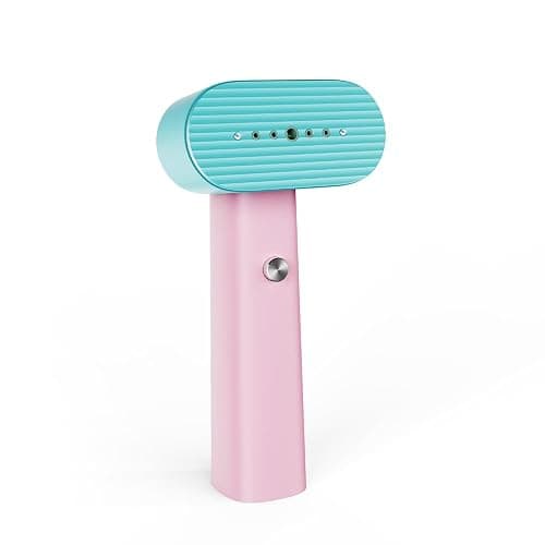 nexdoo G6 2-in-1 Portable Steamer for Clothes and Iron for Clothes, Just 0.7lbs Lightly, 10 Minutes of Continuous Steam, 900W Light Steamer for travel and home (pink) - Image 1