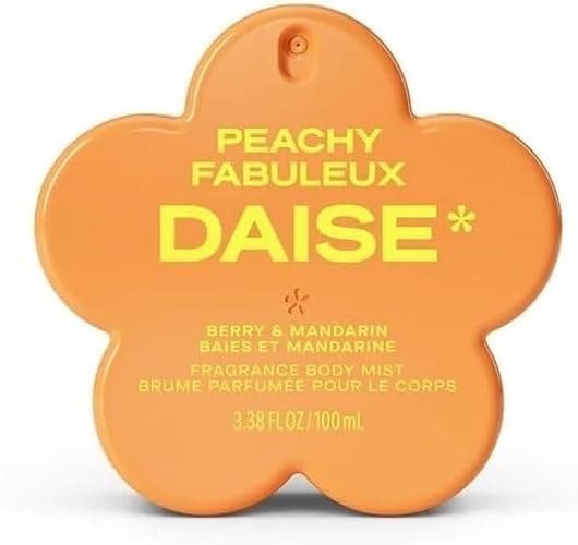 DAISE Peachy Daise Fragrance Body Mist – Berry & Mandarin 100 mL – Fruity Body Spray for Women, Long-Lasting, Clean Scent, Paraben-Free, Cruelty-Free, Travel Size Perfume Mist - Image 1