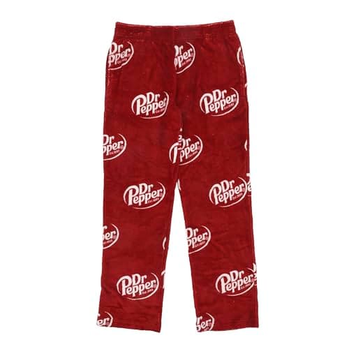 Dr Pepper Classic Logo All-Over Print Women's Sleep Pajama Pants thumbnail 3