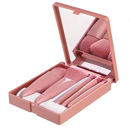 Easy-taken Travel Makeup Brush Set, COSHINE 5pcs Mini Complete Function Cosmetic Brushes Kit (5pcs with mirror) thumbnail 7