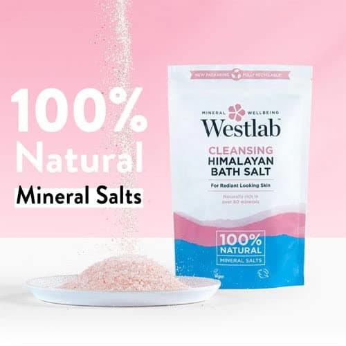 Westlab Cleansing Himalayan Bath Salt Pouch, 1Kg - Unscented - 1 kg (Pack of 1) thumbnail 3