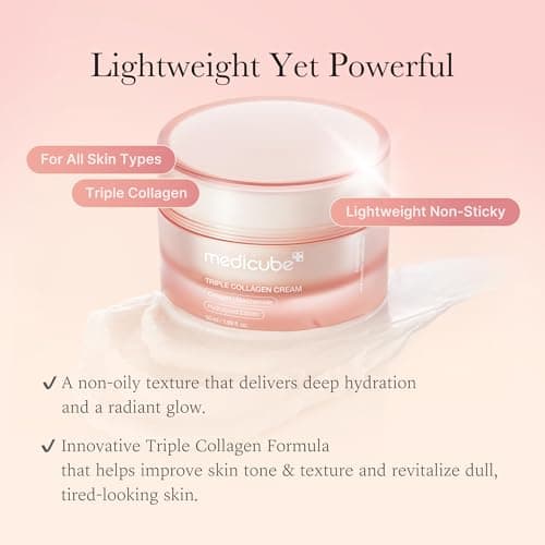 Set medicube Effetto Glow e Pelle Rimpolpata con Crema al Collagene Siero PDRN Idratante per una Pelle Rimpolpata e piu' Radiosa thumbnail 6