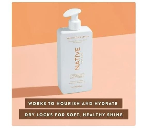 Native Moisturizing Conditioner, Sweet Peach & Nectar, Sulfate & Paraben Free, 16.5 Oz thumbnail 7