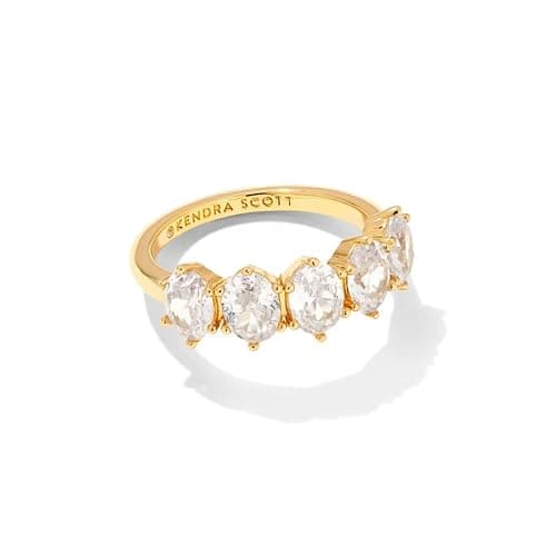 Kendra Scott Cailin 14k Crystal Band Ring, Fashion Jewelry For Women - Image 1
