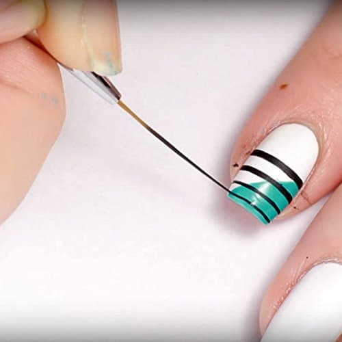 Winstonia Pro Nail Art Long Striping Brush Striper Pen Acrylic Handle Mani 22mm thumbnail 3