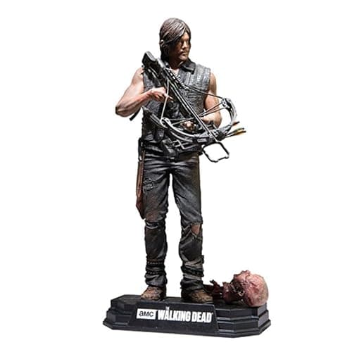 REOZIGN Rick Figure, Negan Figure, Daryl Fighting Standing Anime Figures 24cm/9.4inch PVC Decoration Handmade Gift Craft (a) - Image 1