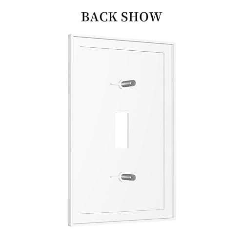 Funny Pink Bowknot 1 Gang Light Switch Cover Decorative Single Toggle Wall Plate Electrical Switchplate Standard Size Facplate for Kitchen Bathroom Bedroom Decor thumbnail 5