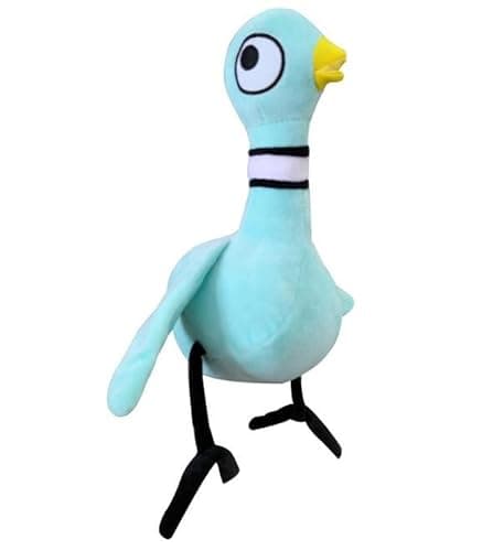 10” Big Eye Chicken Blue Pigeon Plush Doll Crystal Super Soft Fabric Blue Bird Pigeon Stuffed Animal-Pigeon Plush Toy, Gift for Boys and Girls
