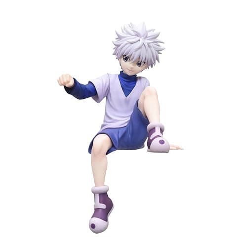Xinnice Killua zaoldyeck & Gon·Freecss Noodle Stopper Figure PVC Sitting Model Anime Desktop Decorations Collection Statue for Fans, 12 cm thumbnail 4