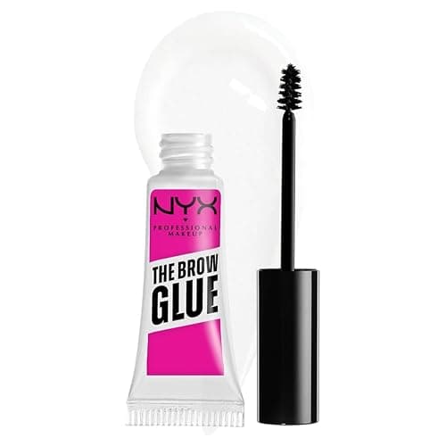 NYX Professional Makeup The Brow Glue, Gel Trasparente per Sopracciglia Effetto Laminazione, Per Ciglia Scolpite dal Finish Naturale, Fino a 16 ore di Tenuta, 5 ml - Image 1