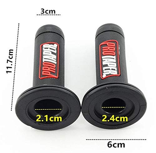 Motorrad Protaper Griffe Motocross Grip Lenker Dirt Pit Bike 7/8" Handlebar GUMMIgel-Dual Density MX Grips (Color : Black) thumbnail 4