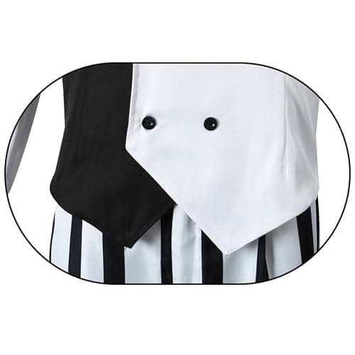 TFRVMA Nikolai Cosplay Costume Nikolai Cosplay Outfit Nikolai Uniform Cape With Wig Full Set Halloween - White - Small thumbnail 4