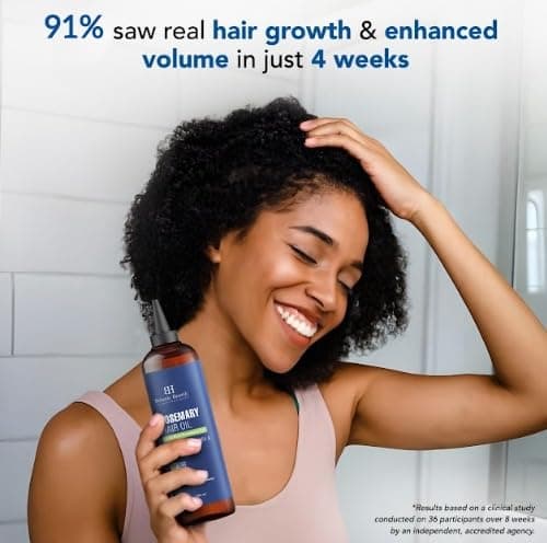 Botanic Hearth 100% reines Rosmarinöl haare (Rosemary oil for hair growth), angereichert mit Biotin | Haarstärkende Behandlung | Mit Jojobaöl und Rizinusöl | 6,7 fl oz thumbnail 7