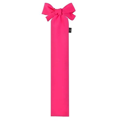 Harrison Howard Stretchy Horse Tail Guard - Breathable & Protects - Slip On Design - 2 Strand Closure - 22" L Light Pink - Image 1
