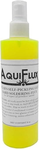 Aquiflux Self Pickling Flux for Precious Metals Gold Silver Jewelry and Hard Soldering 8 Oz Megacast (275 ml) thumbnail 9