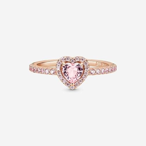 PANDORA-Elevated Heart Ring-With Gift Box thumbnail 3