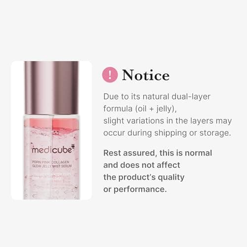 medicube Jelly Mist Serum with Pink PDRN Collagen | Dual-Texture Glow Spray with Niacinamide, Glutathione, Ceramide, Hyaluronic Acid | for Hydration, Radiance, Plump-Looking Skin | 2.02 fl.oz thumbnail 8