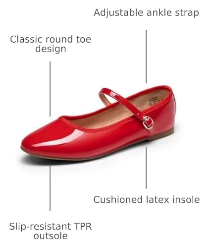 DREAM PAIRS Women's Ballet Flats Mary Jane Shoes, Round Toe Comfortable Dressy Casual Slip-on Work Daily Soft Flat Shoes thumbnail 3