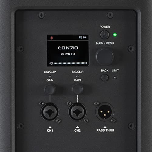 JBL Professional EON710 Powered PA Speaker with Bluetooth, 10 inch, 1300 Watt, Wired Electric, Black thumbnail 7