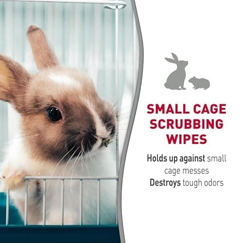 Nature’s Miracle Small Animal Cage Scrubbing Wipes 30Ct thumbnail 3
