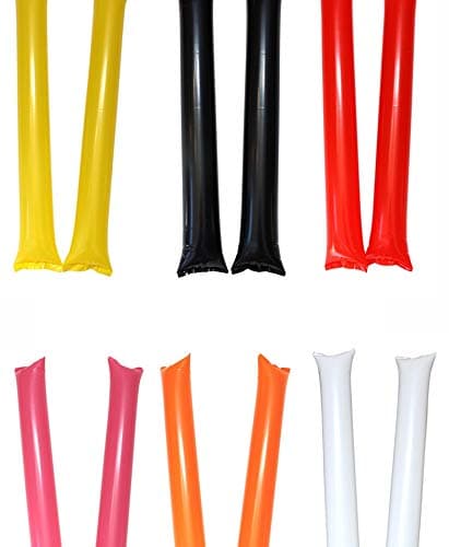 Creatyi 40 PCS Thicken Bam Bam Thunder Sticks Cheering Sticks Cheerleading Cheering Sticks for Sports Cheers Ball Dance Basketball Football Noisemakers thumbnail 2