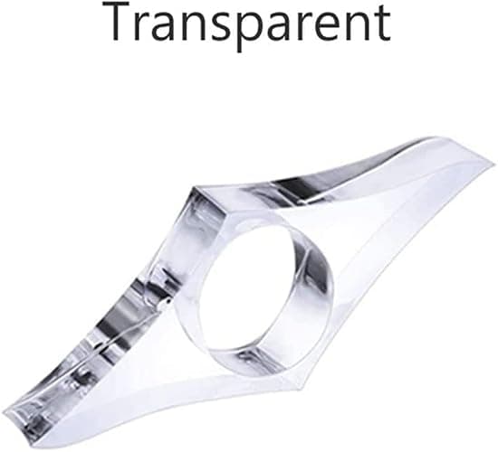 1 support de pouce en acrylique transparent pour livre d'école, marque-pages pratique, support de page multifonction, fournitures de papeterie, M design tendance thumbnail 3