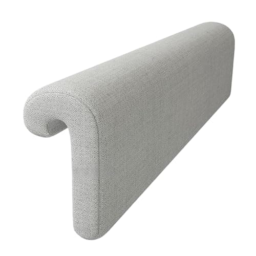 Yqqhrbm Bed Headboard Pillow Hanging Upholstered Back Cushion Removable Cover Linen Sponge Ergonomic Support Furniture Protection Suitable for Bedroom Dorm Ro, Light Gray, as described : Amazon.com.au: Home thumbnail 7