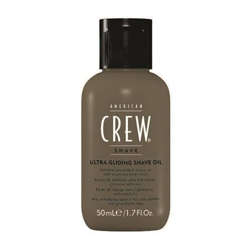 AMERICAN CREW – Ultra Gliding Shave Oil, 50 ml, Öl als Rasurvorbereitung, Rasieröl für einen weichen Bart & gepflegte Haut, mit Anti-Aging Effekt, Produkt für eine angenehme Rasur thumbnail 2