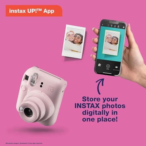 Fujifilm Instax Mini 12 Instant Film Camera (Mint Green) w/Case + Extra Film thumbnail 5