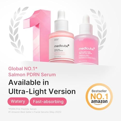 medicube PDRN Pink Peptide Serum with Salmon DNA | Ultra Light Hydrating Serum with Hyaluronic Acid | Fast-Absorbing Glow Care for Skin Clarity | Korean Skincare, 1.01 fl. Oz thumbnail 2
